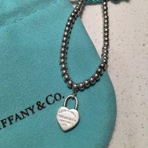 Tiffany mini heart tag bracelet